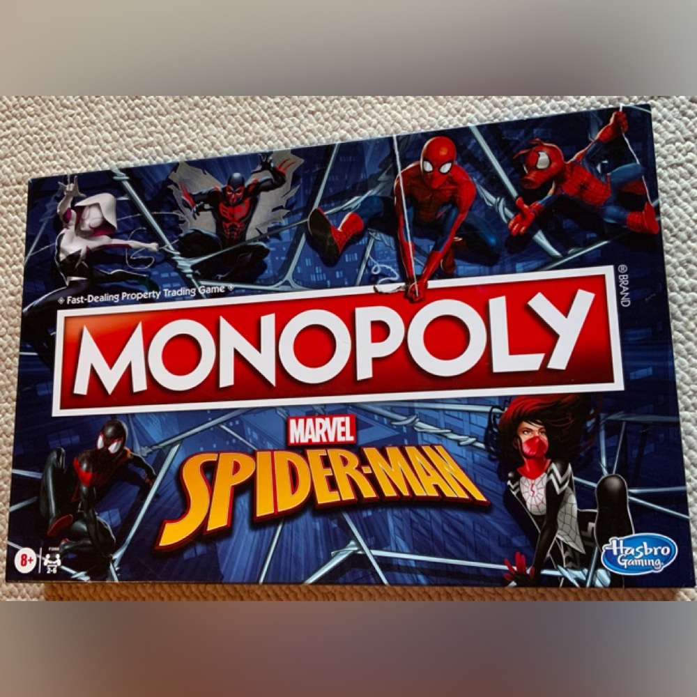 Marvel Monopoly Spider-Man New Board Game Spiderman